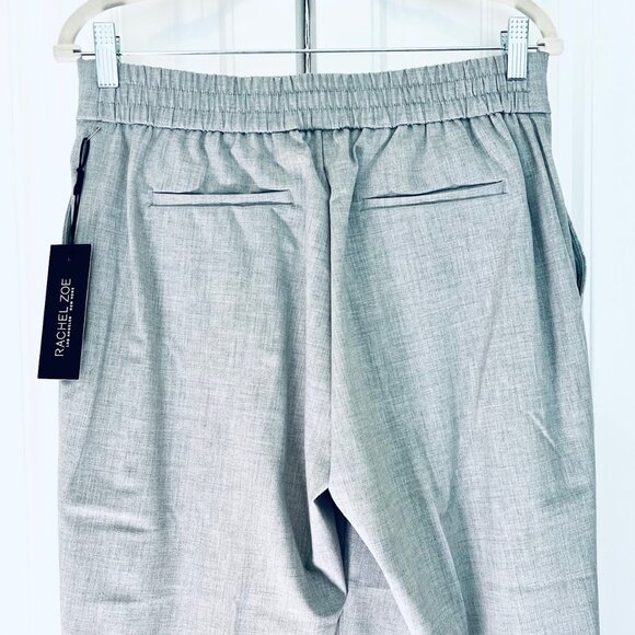Rachel Zoe Straight Leg Cropped & Cuffed Pants in Gray (10) New With Tag - Picture 6 of 10